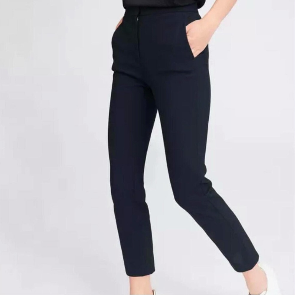 rag & bone Women's Navy Straight Leg Pants